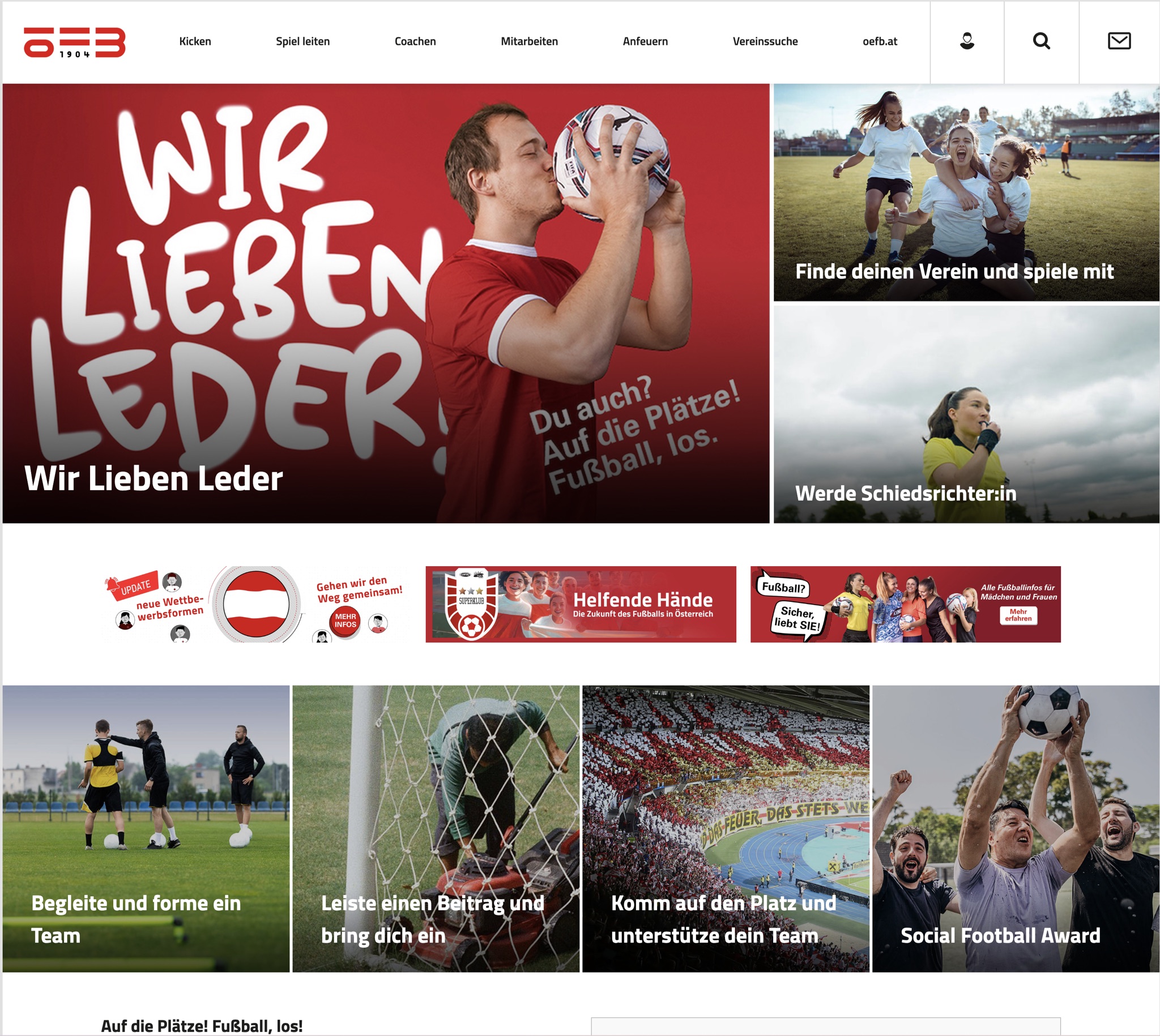 ÖFB Wir lieben Leder
